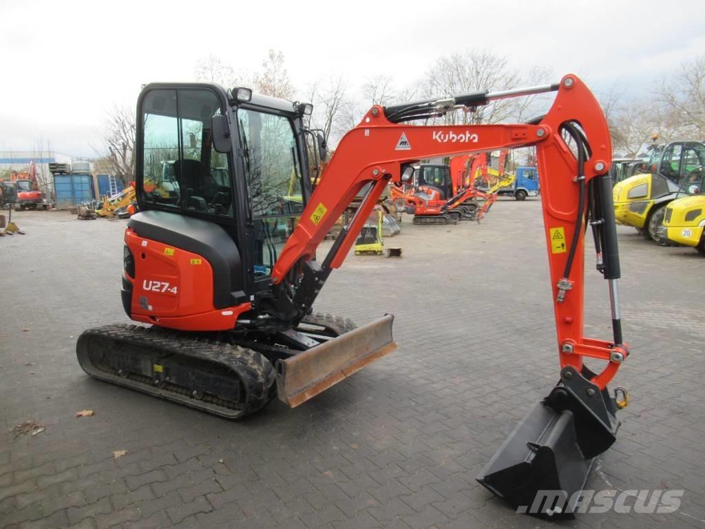 Kubota U27-4 GL Mini bagri <7t