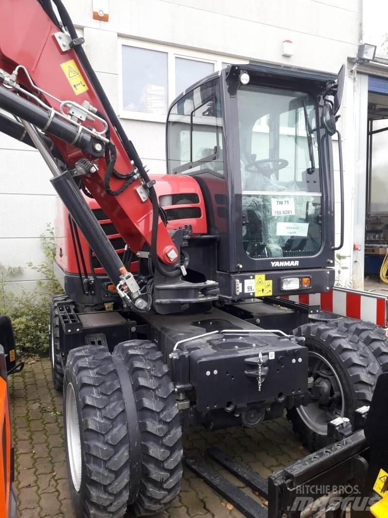 Yanmar B75W Bagri na kolesih