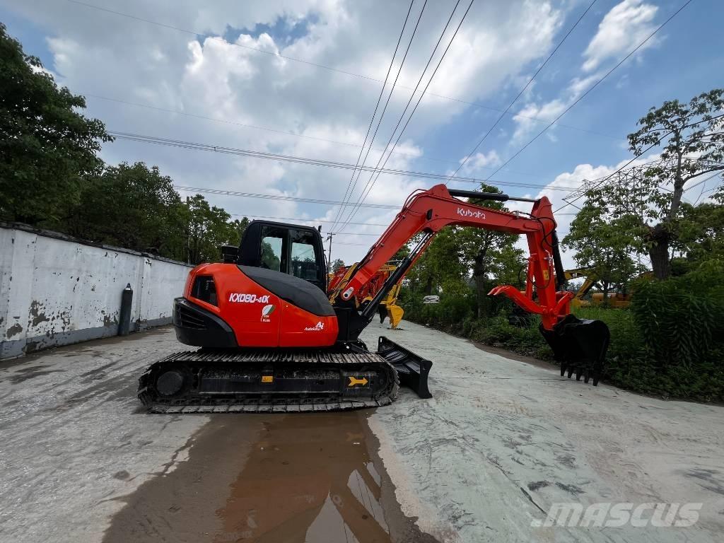 Kubota KX 080-4 CX Midi bagri 7t – 12t