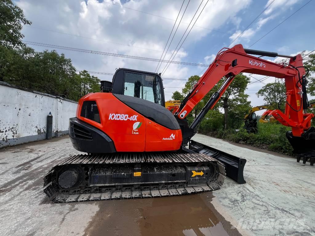 Kubota KX 080-4 CX Midi bagri 7t – 12t