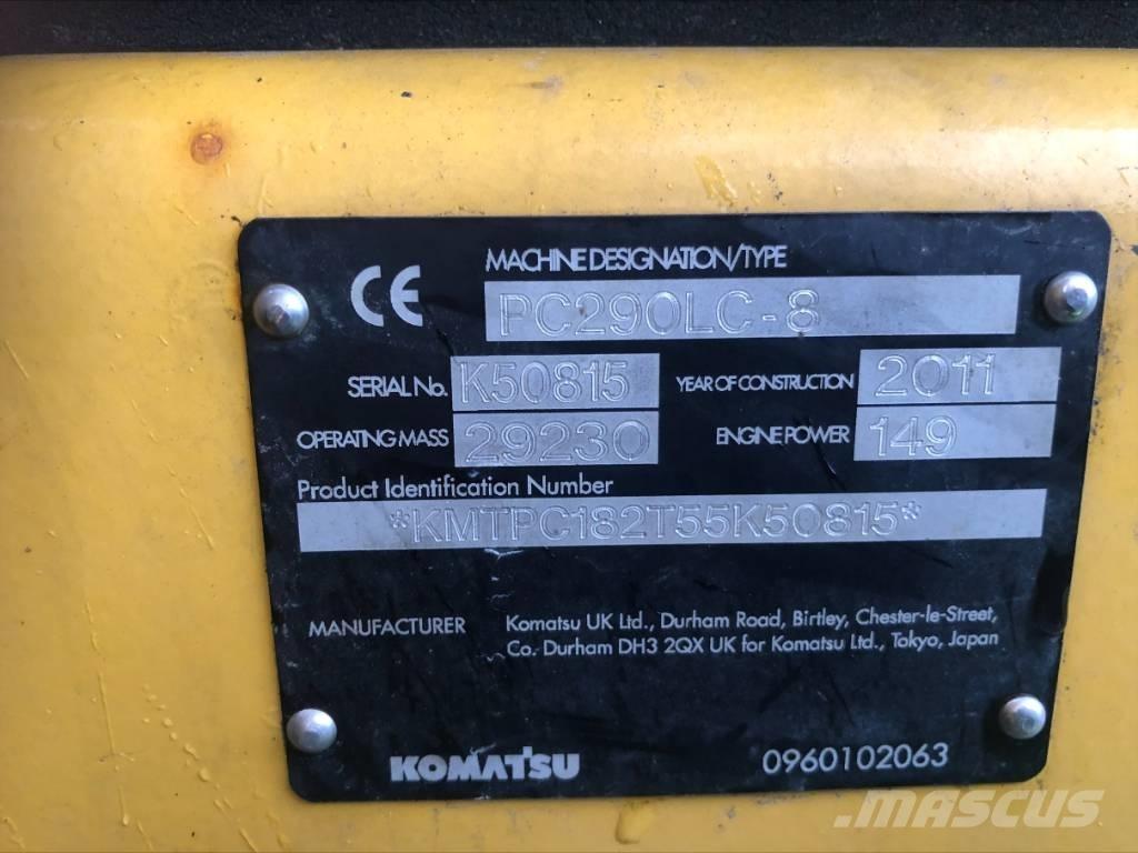 Komatsu PC 290 LC-8 Bagri goseničarji