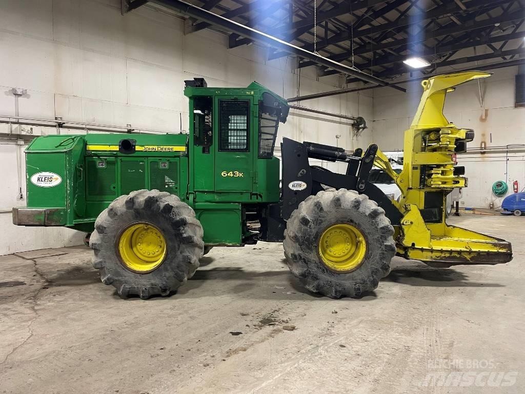 John Deere 643 K Stroji za sečnjo dreves
