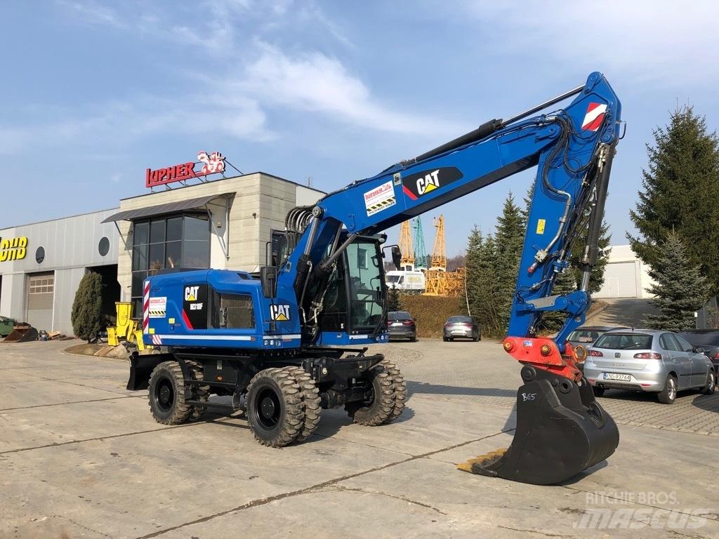 CAT M 318 F Bagri na kolesih