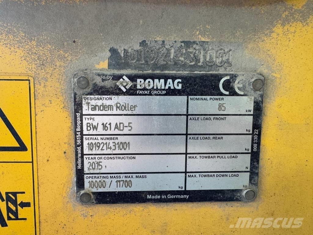 Bomag BW 161 AD-5 Dvojni valjarji