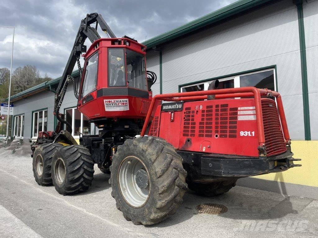 Komatsu 931.1 Harvesterji