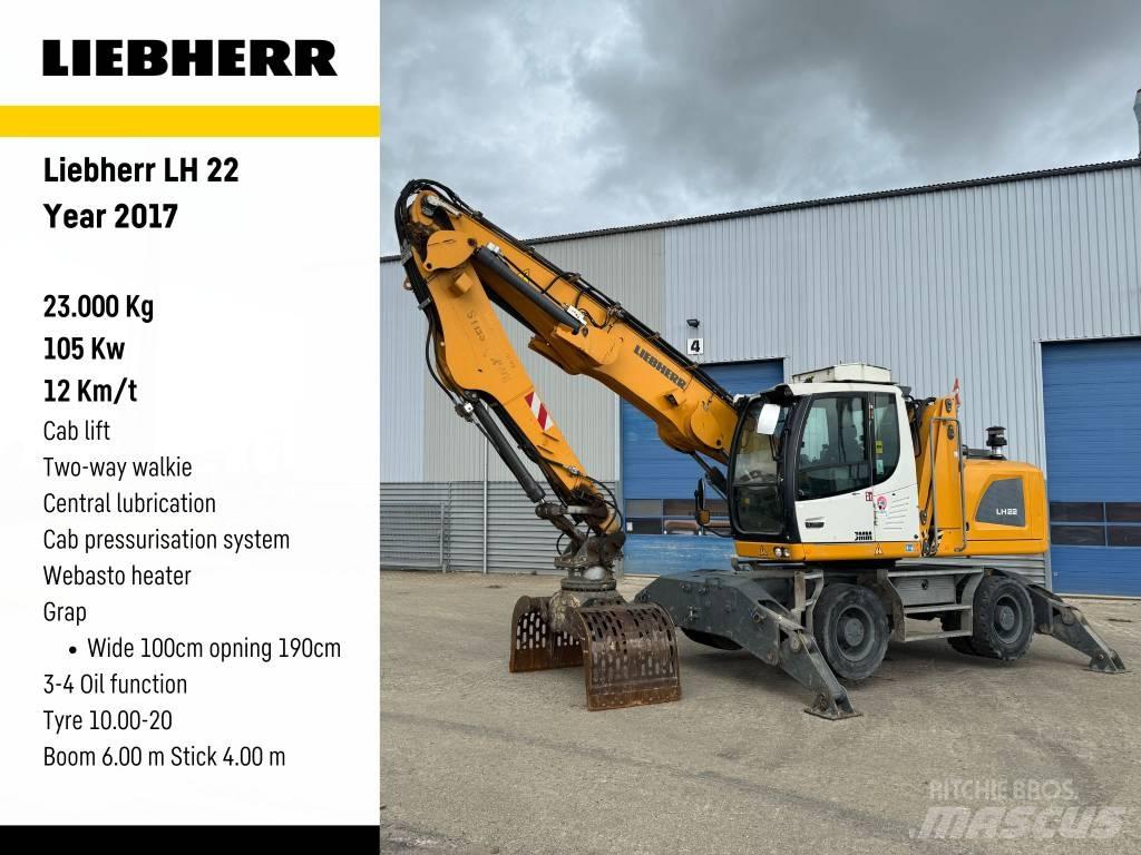 Liebherr LH 22 M Bagri za prekladanje primarnih/sekundarnih surovin
