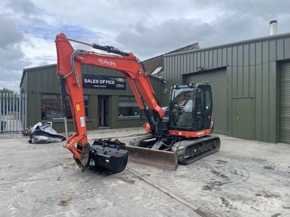 Kubota KX 080-4 Midi bagri 7t – 12t