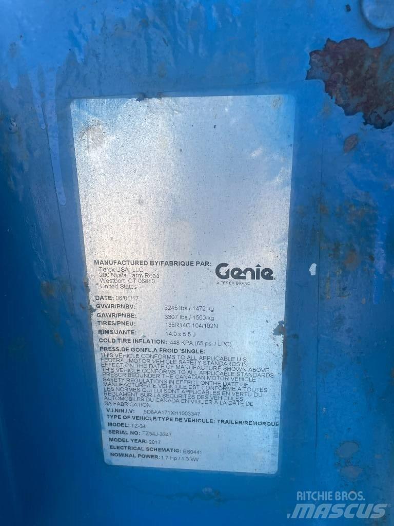 Genie TZ-34/20 Vlečne dvižne ploščadi