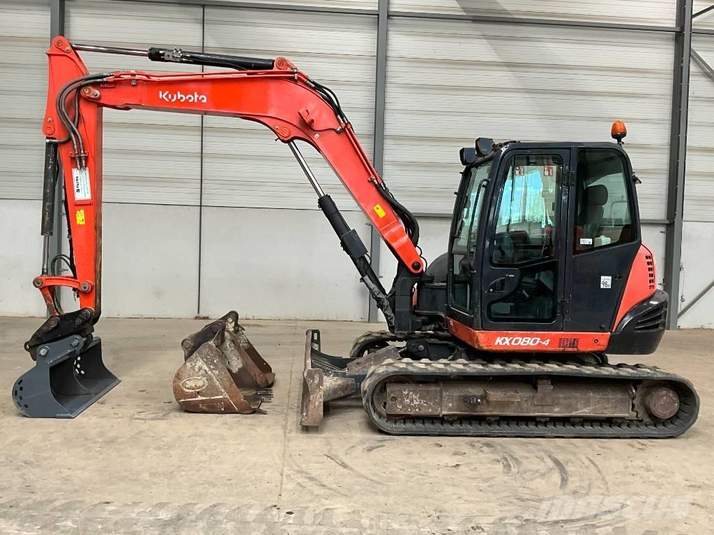 Kubota KX 080-4 Midi bagri 7t – 12t