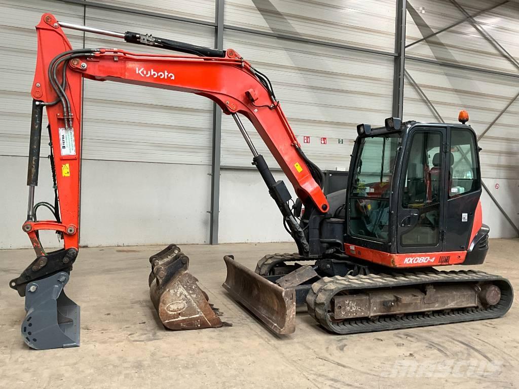 Kubota KX 080-4 Midi bagri 7t – 12t