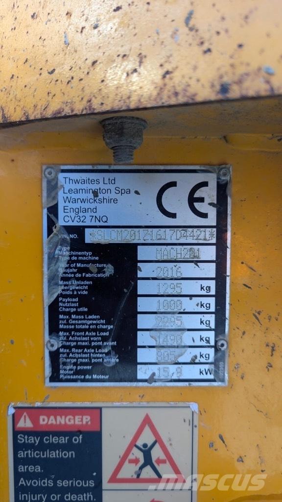 Thwaites 1 ton Ne cestni demperji