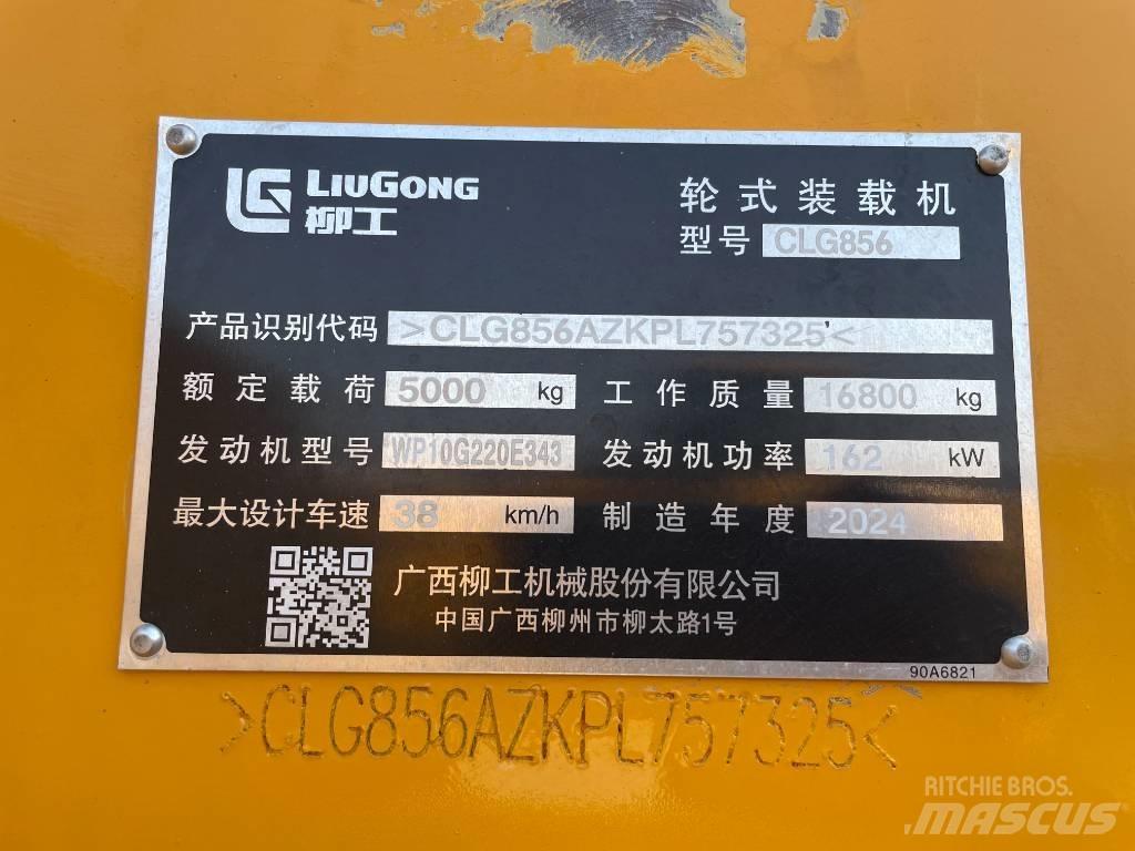LiuGong 856 H Kolesni nakladalci