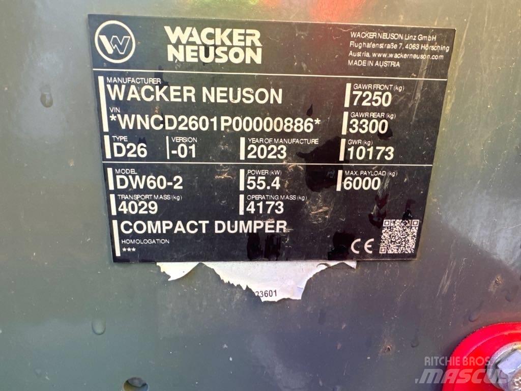 Wacker Neuson DW60-2 Ne cestni demperji