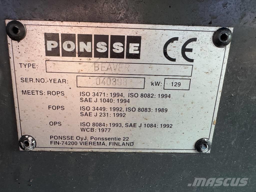 Ponsse Beaver Harvesterji