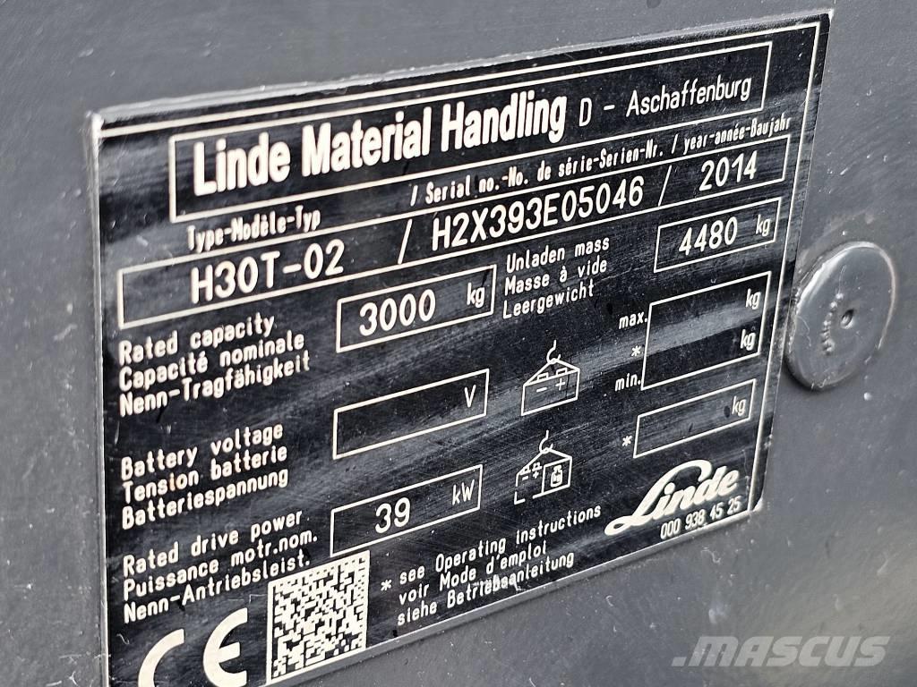 Linde H30T-02 Plinski viličarji