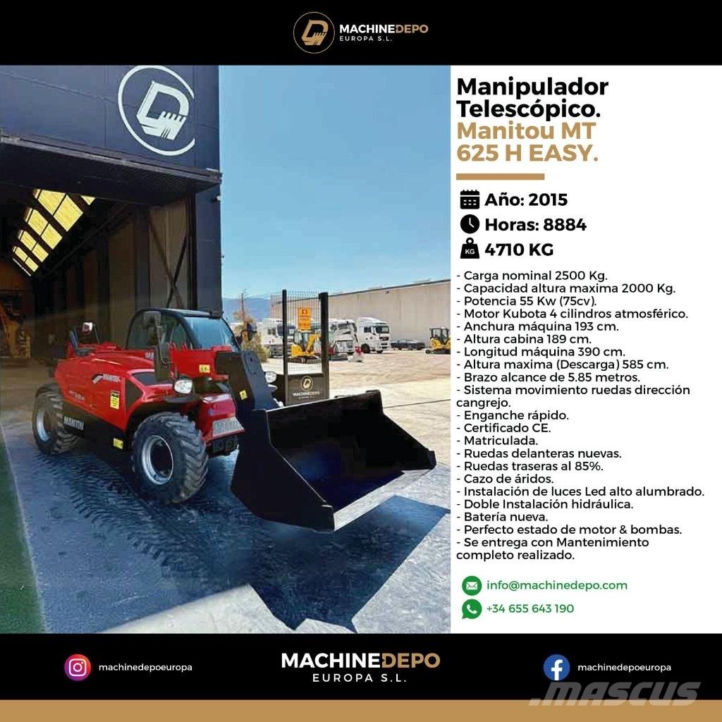 Manitou MT 625 H Teleskopski viličarji
