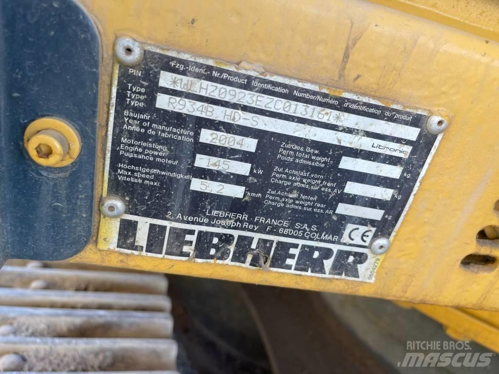 Liebherr R 934 B Bagri goseničarji