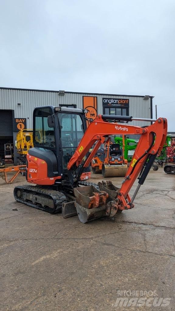 Kubota U 27-4 Mini bagri <7t