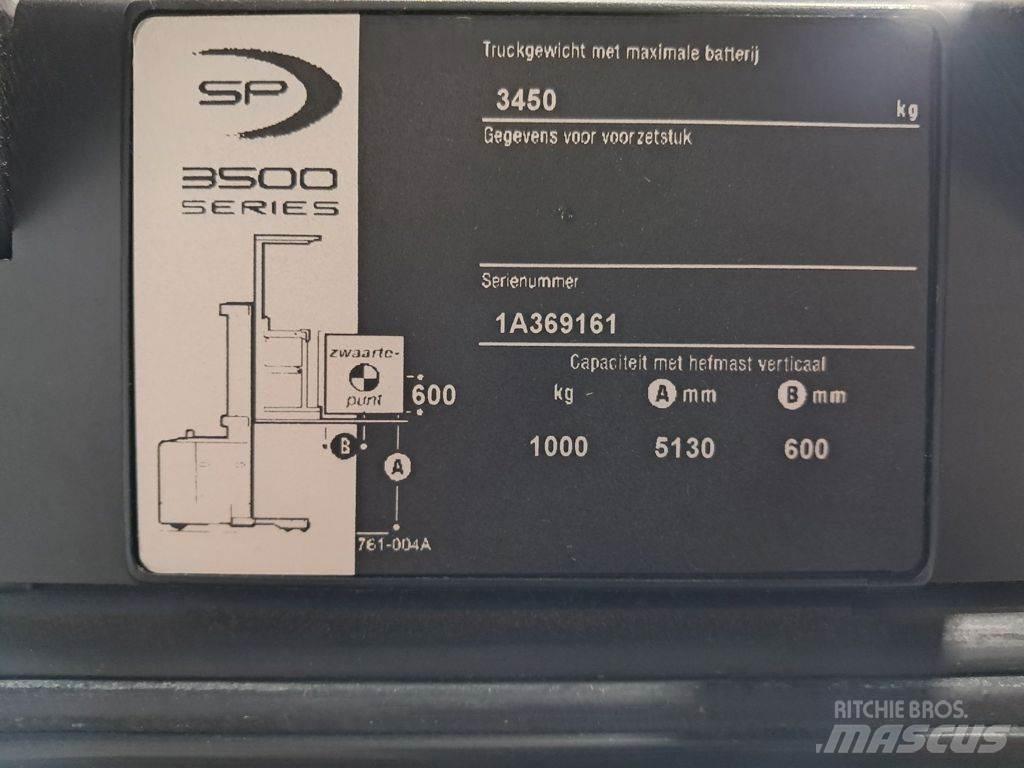 Crown SP3512 Nizko dvižni komisionirni viličar