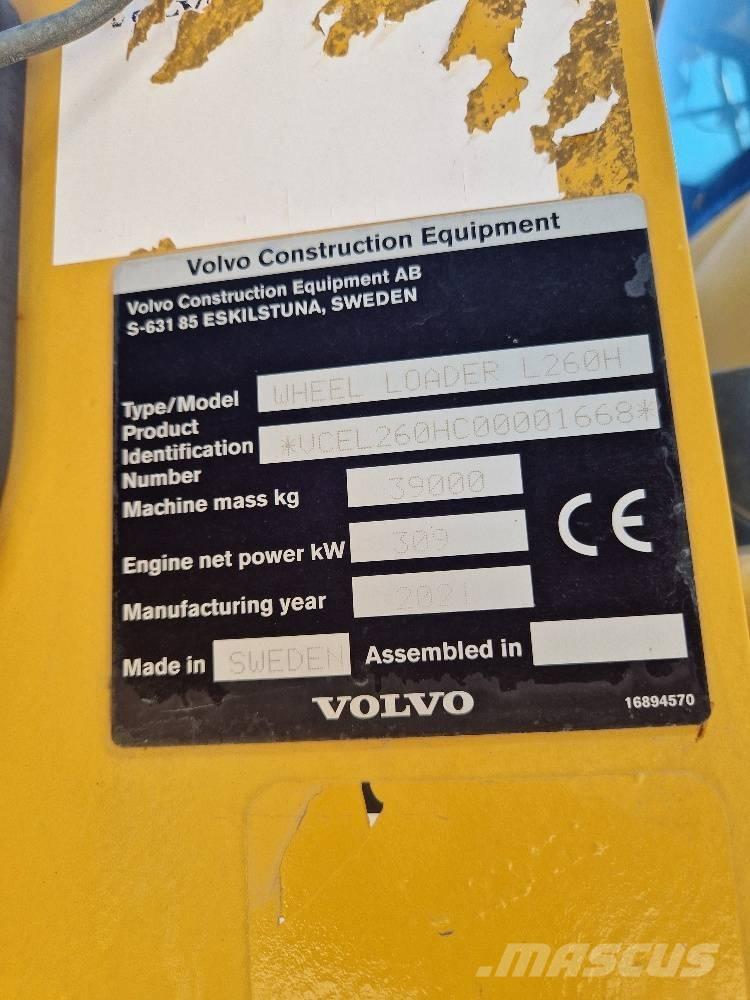 Volvo L 260 H Kolesni nakladalci
