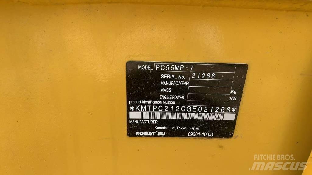 Komatsu PC 55 MR Bagri goseničarji