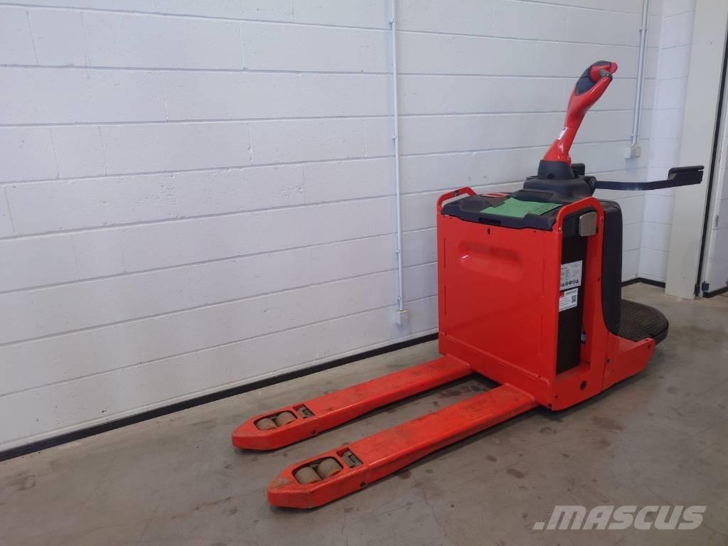 Linde T16P/1151-02 Električni nizko dvižni viličar s stojiščem