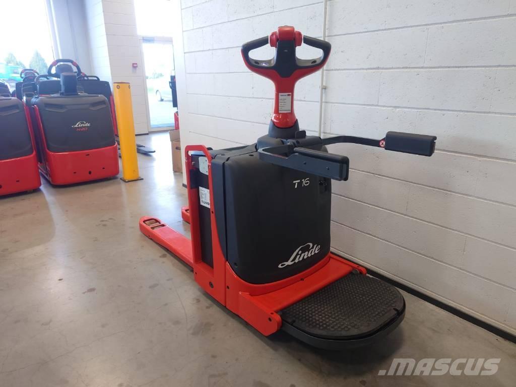 Linde T16P/1151-02 Električni nizko dvižni viličar s stojiščem