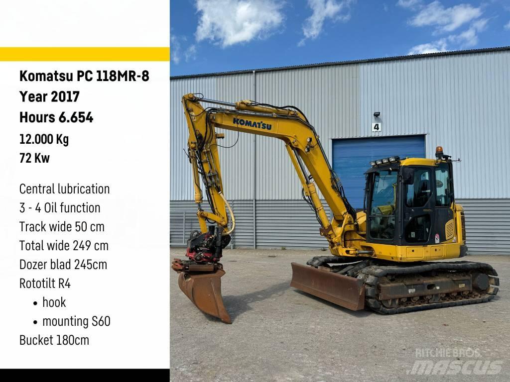 Komatsu PC 118 MR-8 Bagri goseničarji