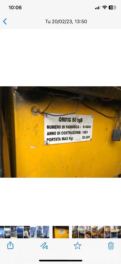 Ormig 50 ton Druga dvigala/žerjavi