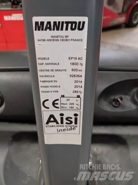 Manitou EP18 Samopogonski ročni viličarji