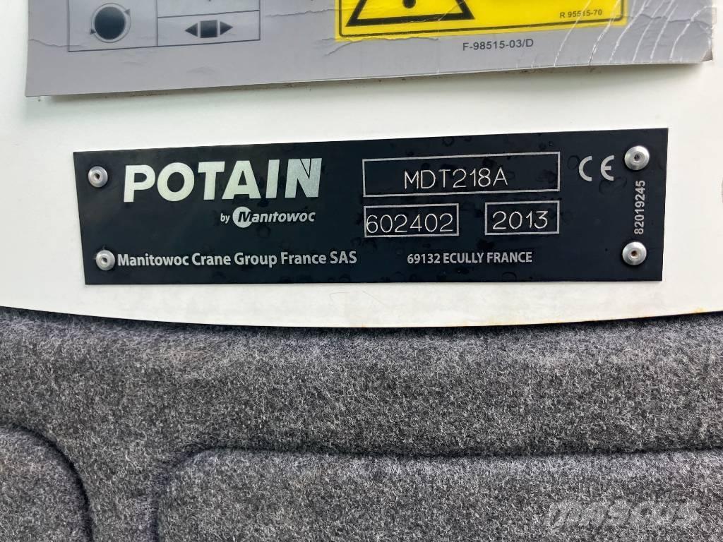 Potain MDT218A-J8 Stolpni žerjavi