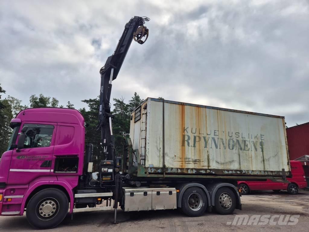 Scania R 410 Tovornjaki z žerjavom