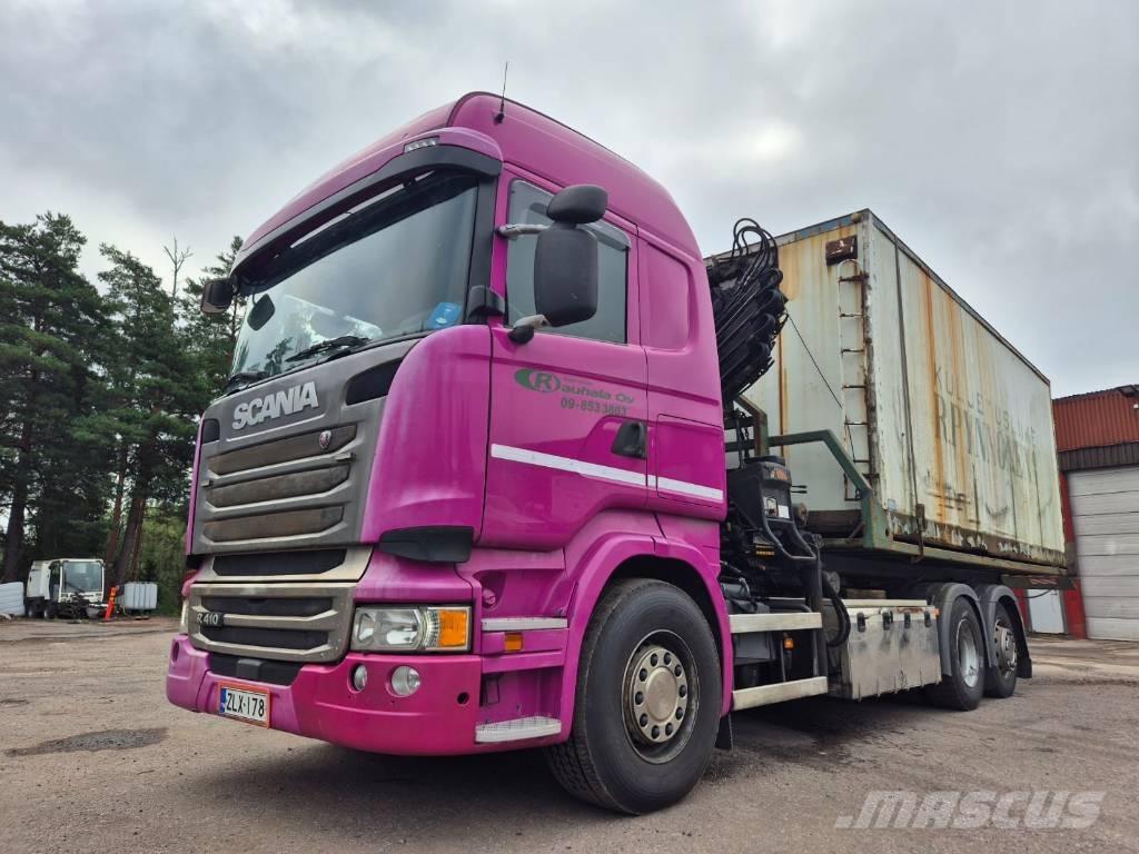 Scania R 410 Tovornjaki z žerjavom