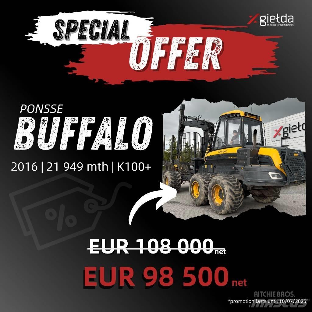 Ponsse Buffalo Forwarderji