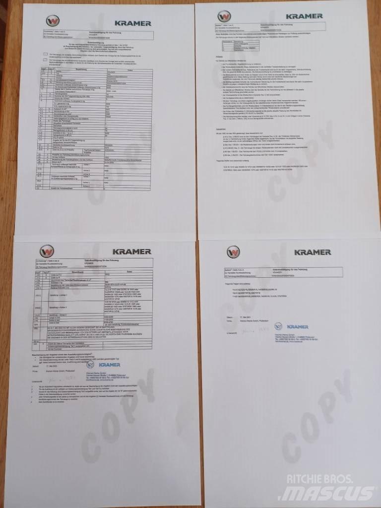 Kramer 5075 Kolesni nakladalci