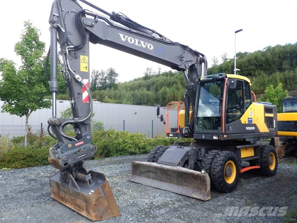 Volvo EW 220 E Bagri na kolesih