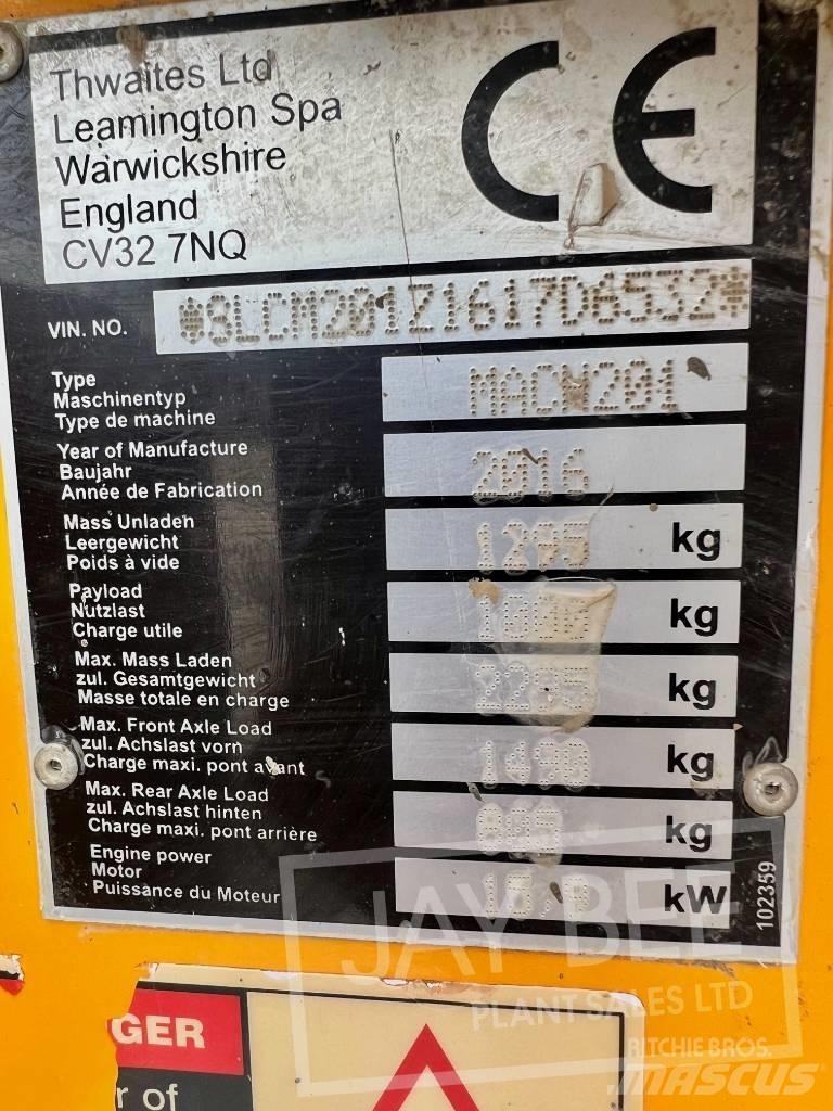 Thwaites 1 ton Ne cestni demperji