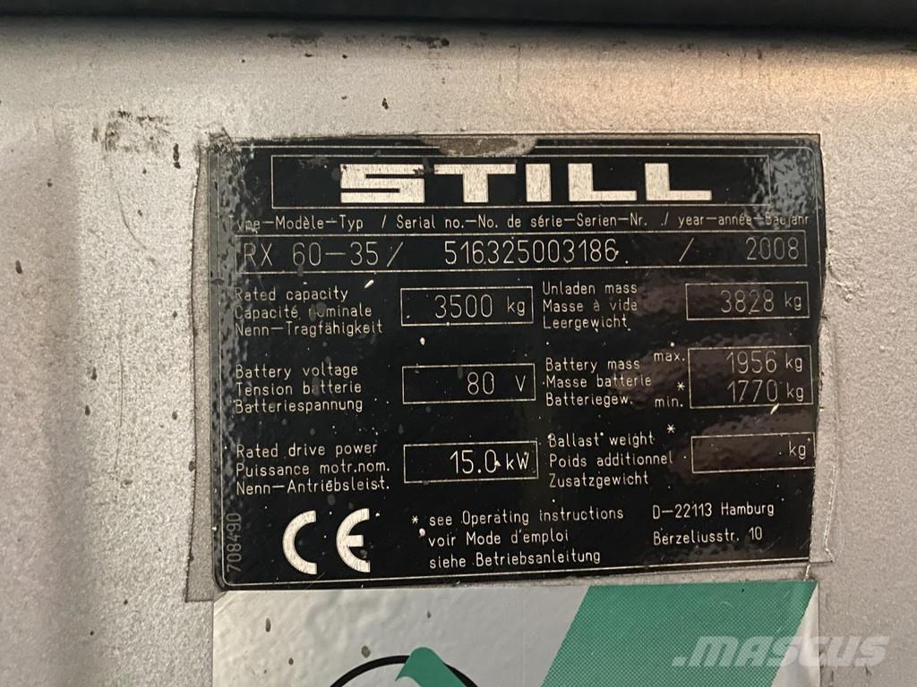 Still RX60-35 Električni viličarji