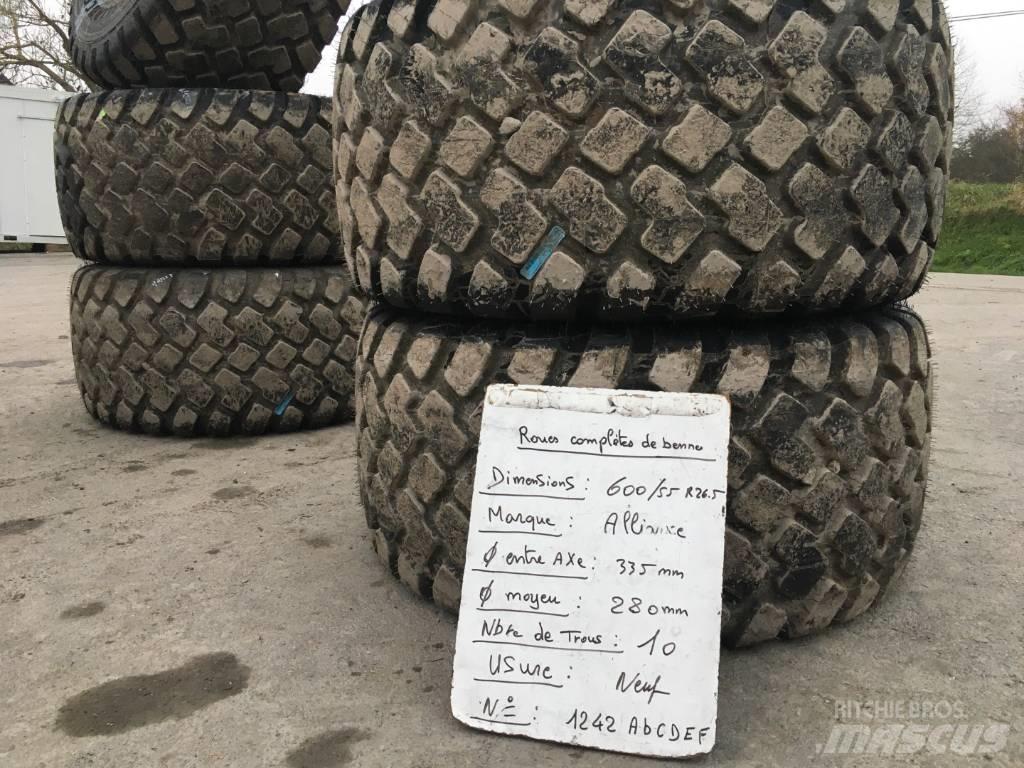 Alliance 600/55R26.5 Gume, kolesa in platišča