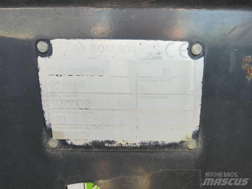 Bomag BW 211 D-50 Kolesni valjarji s pnevmatikami