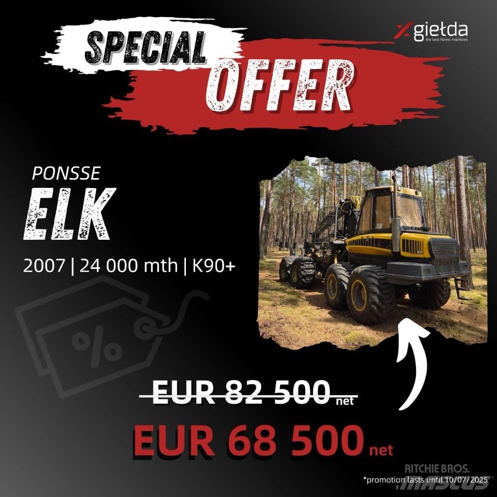 Ponsse Elk Forwarderji