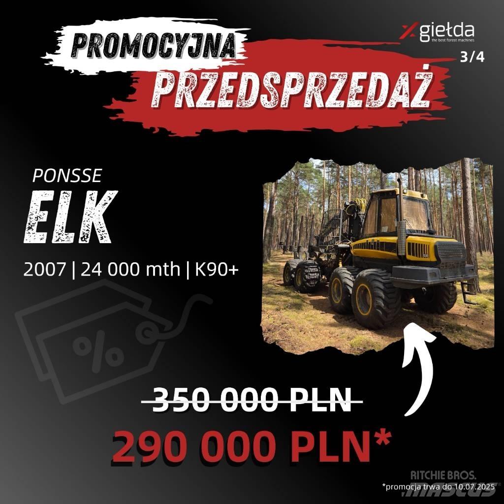 Ponsse Elk Forwarderji