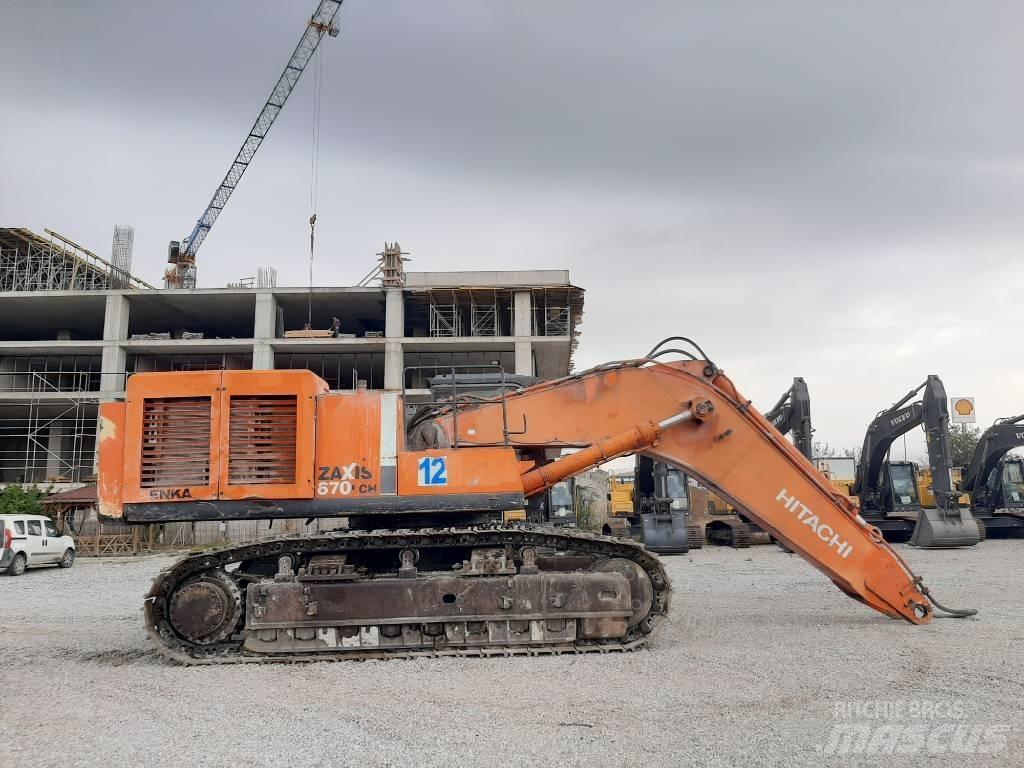 Hitachi ZX 670 LC H Bagri goseničarji