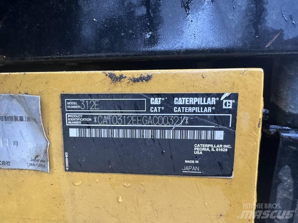 CAT 312E Bagri goseničarji