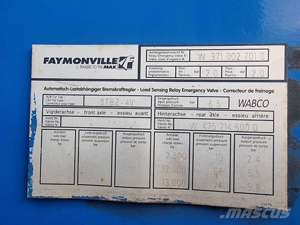 Faymonville STBZ-6VA Polprikolice pol prekucniki