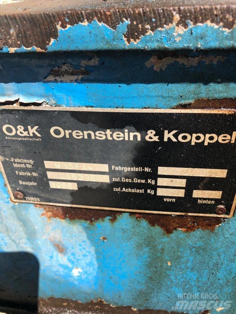 O&K MH6 FA4 Bagri na kolesih