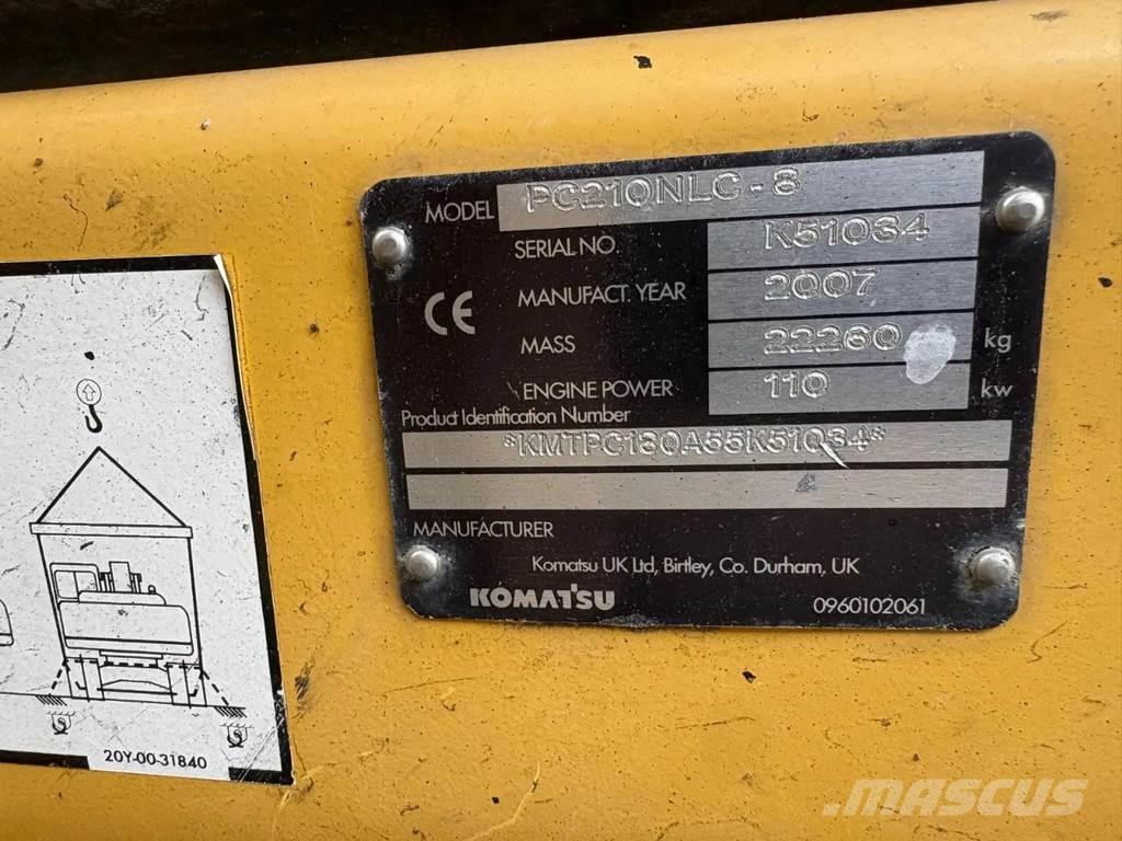 Komatsu PC210LC-8 Bagri goseničarji