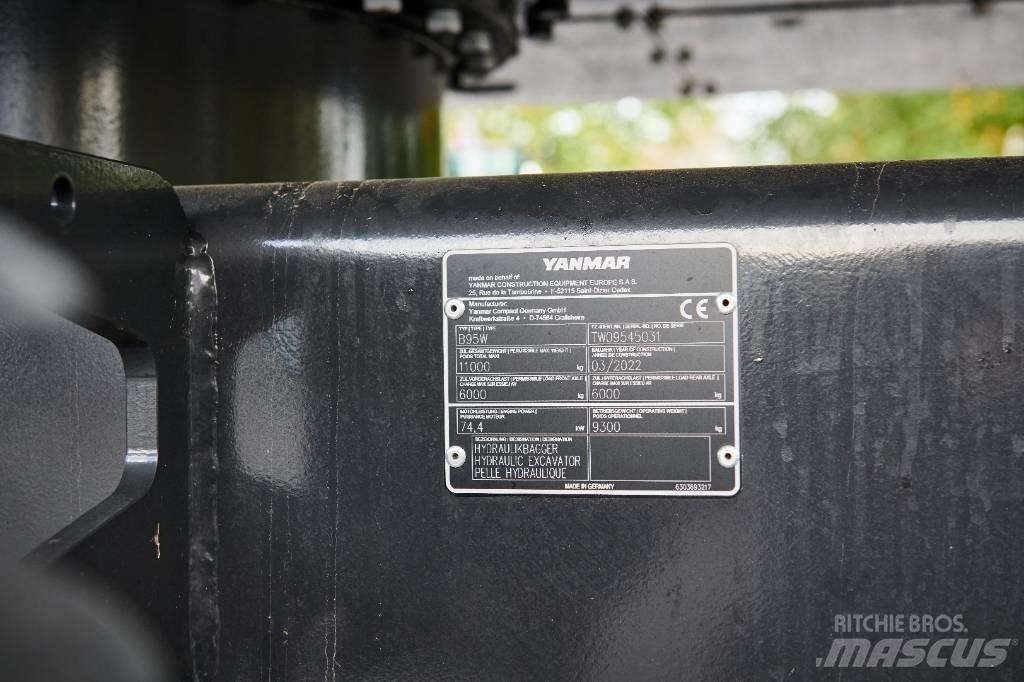 Yanmar B95W Bagri na kolesih