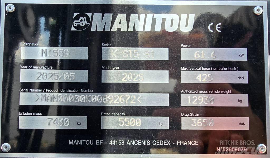 Manitou MI 55 G Plinski viličarji