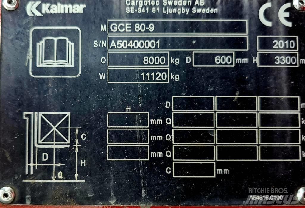 Kalmar GCE 80-9 Plinski viličarji
